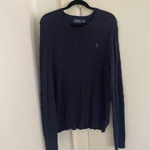 Polo knit sweater